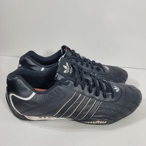 Vintage Adidas Adi Racer Low Goodyear Men's 11.5 Black Driving Racing Sneakers